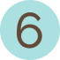 Circle Icon Number 6